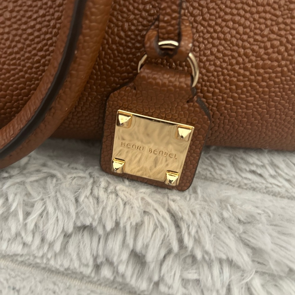 Henri Bendel Brown Leather Satchel - Picture 6 of 7